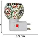 Electric Ceramic Kapoor Dani Burner (Multicolor, Pack of 1).