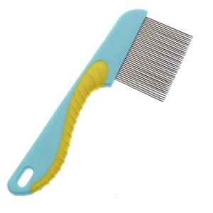 Long Handle Lice Comb with Stainless steel teeth for Head Lice, For Kids, Women & Men and Dog & Cat( 1 Piece).