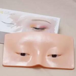 Silicone Eye Makeup Practice Board Face Makeup Practicing (Pack of 1)