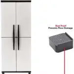 Refrigerator Stand, Washing Machine Stand, Furniture Base Stand (Pack of 4)Black.