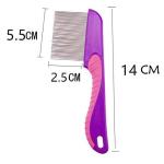 Long Handle Lice Comb with Stainless steel teeth for Head Lice, For Kids, Women & Men and Dog & Cat( 1 Piece).