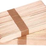 100 Pcs Wooden Tongue Depressors for doctor Waxing Stick Wooden Hair Removal Stick .