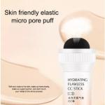 Mushroom Cream Stick With Soft Puff Hydrating Flawless Full Coverage Foundation 25g