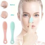 Face Cleaner Blackhead Remover Brush Cleanser Nose Pore Brush Finger Scruber Tool(Pack of 2).