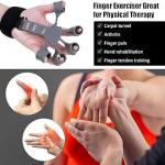 Finger Grip Strengthener - Adjustable Finger Exerciser and Finger Stretcher( Pack of 1).