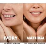 Mushroom Cream Stick With Soft Puff Hydrating Flawless Full Coverage Foundation 25g