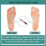 4 In 1 Foot Pedicure Brush Foot File (Multicolor)