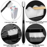 2 Pcs Soft Toothbrush  Micro-Nano Bristled For Sensitive Teeth Toothbrush Extra Soft Toothbrush