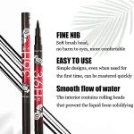 Black Waterproof Liquid Eyeliner Make Up Beauty Long-lasting Eye Liner Pencil Pack of 6