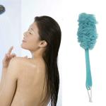 Back Scrubber for Shower, Long Handle Bath Sponge Shower Brush with Hand loofah Multicolour  (Pack of 1).