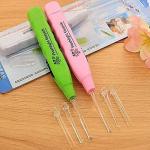 Ear Cleaning Tool Q-tip with Flashlight and Three Accessories ( Pack of 1)