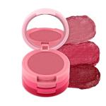 3in1 lip and cheek tint cream blush Pink, Peach, Red color.( Pack of 1)