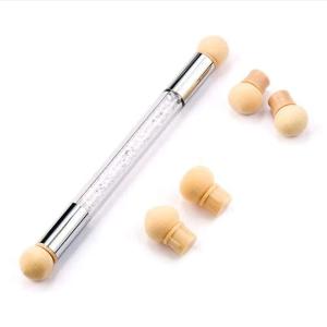 Nail Sponges for Ombre, Nail Art Sponge Gradient Ombre Nail Pen Brush with 4 ( 1 Piece)