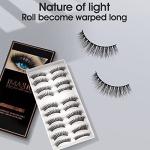 Black Eyelashes, | Eyelash Extension | 100% Human Hair Eyelashes | (Pack of 10)