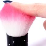 Nail Art Soft Nail Cleaner Brush Mini Stainless Steel Handle Remove Dust Small Multicolor (Pack of 1).