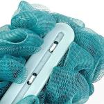 Back Scrubber for Shower, Long Handle Bath Sponge Shower Brush with Hand loofah Multicolour  (Pack of 1).