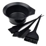 Plastic Hair Dye Brush & Mixing Bowl Hair Coloring Kit (4 Item)