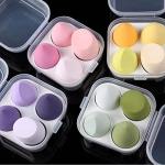 Makeup Sponge Set Beauty Blender with Egg Case, (Multicolor 4) box.