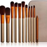 Makeup Brush Set, 12 Pieces with Storage Box