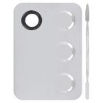 Stainless Steel Mixing Makeup Plate Tool. (Pack of 1)