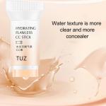Mushroom Cream Stick With Soft Puff Hydrating Flawless Full Coverage Foundation 25g