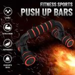 Push Up Bar Stand with Foam Grip Handle for Chest Press,Abs, Home Gym Fitness Exercise( 1 Pair )