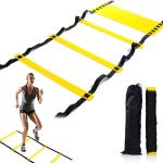 4 Meter Agility Ladder Agility Training Ladder Speed Flat Rung with Carrying Bag
