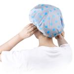 Elastic Shower Cap Waterproof Hair Spa Dye Women Bathing Salon Bathroom Caps, Multi-design(Pack of 4).