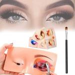 Silicone Eye Makeup Practice Board Face Makeup Practicing (Pack of 1)