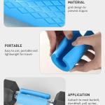 Dumbbell Grips, Non-Slip Comfort Grip (Blue) 1 Pair