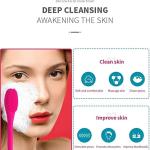 Silicone Face Scrubber Exfoliating Brush Face Mask Applicator  (Pack of 1)Multicolor.