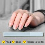 (3 Pcs) Set Nano Glass Nail Files - Professional Crystal Nail Buffer