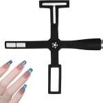 Gel Nail Polish Magnet, 5-in-1 Cross Shaped Cats Eye Gel Nail Polish(Pack of 1).