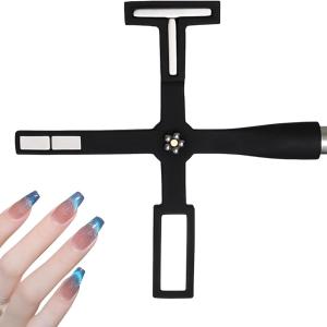 Gel Nail Polish Magnet, 5-in-1 Cross Shaped Cats Eye Gel Nail Polish(Pack of 1).