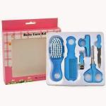 Baby Grooming Kit 6-in-1, Hair Brush, Comb, Nail Care Tools, BPA-Free, Blue (PINK)