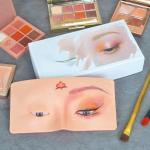 Silicone Eye Makeup Practice Board Face Makeup Practicing (Pack of 1)