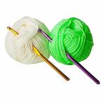 Aluminum Metal Crochet Hooks Set Pack of 10( Multicolor).