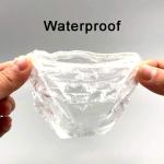 Waterproof Ear Shower Caps, Plastic Hair Dye Ear Protectors, Clear Bathing Ear Covers, Elastic Hair Cut Ear.( 100 Piece)