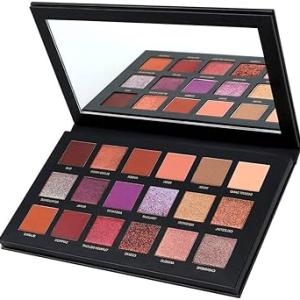 18 color eyeshadow plate Pack of )Multicolor.