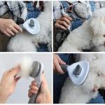 Comb Brush For Dogs And Cats With Medium Long Hair, -Multicolor  (Pack of 1)