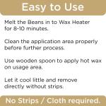 Wax Beans – Smooth & Efficient Hair Removal, Easy to Apply & Remove, Suitable for All Body Areas – Red, Purple, Black, Blue (Pack of 1).
