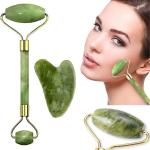Green Face Roller With Face Massager For Women Men |  (Green) 1 Piece