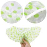 Elastic Shower Cap with Elastic Bands for Women (4 Piece Multicolor)