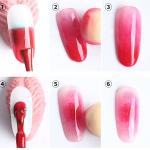 Dual Head Nail Art Sponge Tool Brush Picking Dotting Gradient Ombre Tool (Pack of 1).