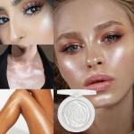 Professional Makeup Baked Powder For ever Highlighter Blusher White Silver ( 1 Piece).