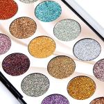 18 Glitter Palette for Stunning Looks Makeup Palette 55 g  (Multicolor)