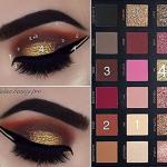 18 Color  Eyeshadow Palette Matte and Shimmer(Pack of 1).