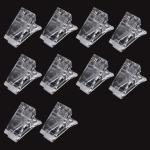10 Pcs Nail Tips Clip for Clip Builder DIY Manicure Nail Art Tool (Nail Clip)