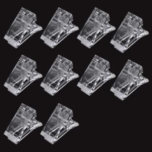 10 Pcs Nail Tips Clip for Clip Builder DIY Manicure Nail Art Tool (Nail Clip)