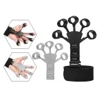 Workout Hand Finger Trainer Gripster Exerciser Grip Strength Hand Grip/Fitness Grip  (Black) 1 Piece